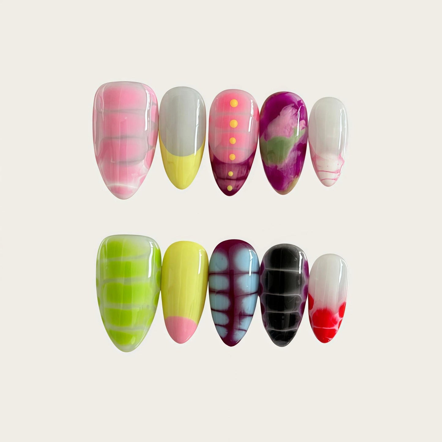 Neon Swirl Croc