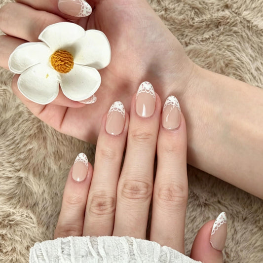 Lace French Manicure