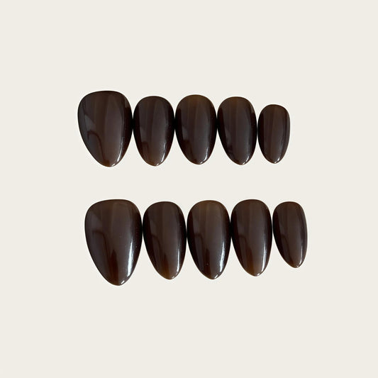 Glossy Dark Brown