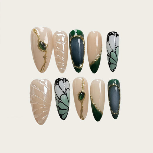 Emerald Butterfly Luxe