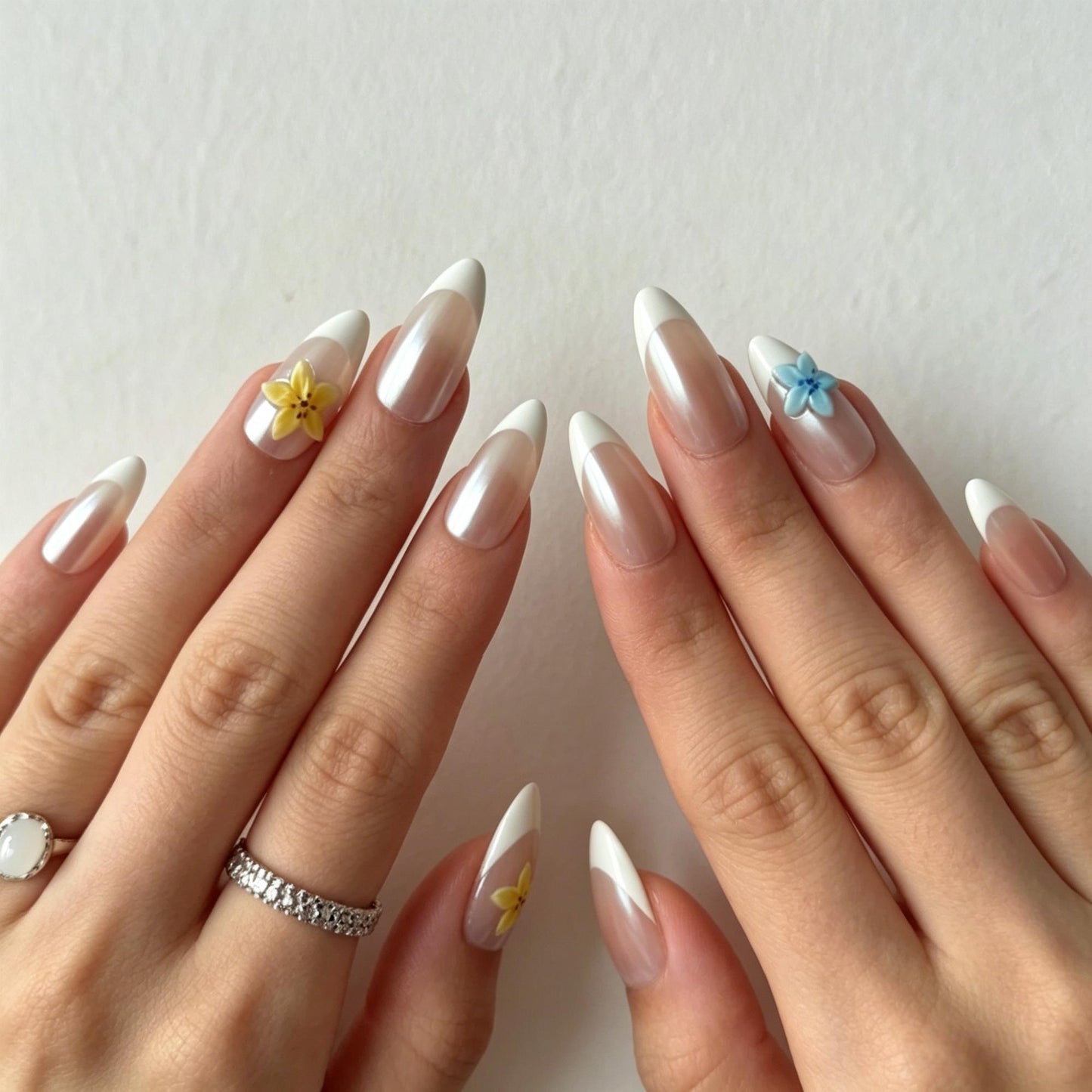 Flower French Mani