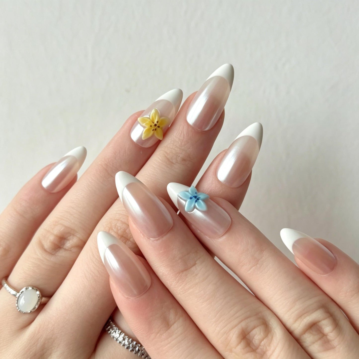 Flower French Mani