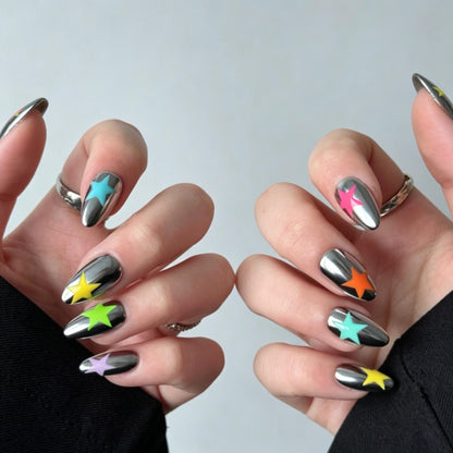 Silver Rainbow Star