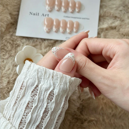 Lace French Manicure