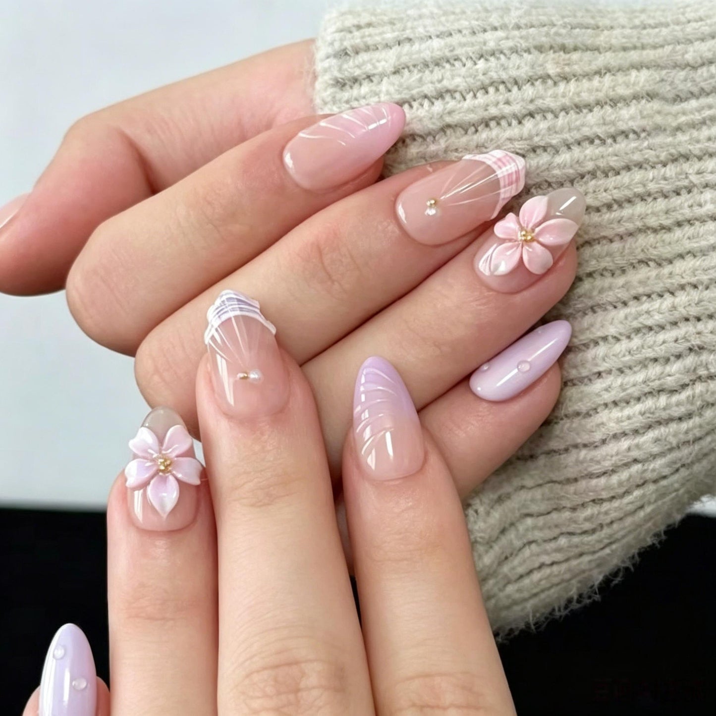 Lavender Pink Floral