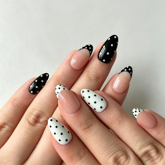 Black & White Polka Dot