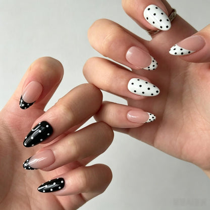 Black & White Polka Dot