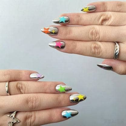 Silver Rainbow Star