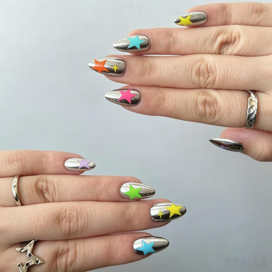 Silver Rainbow Star