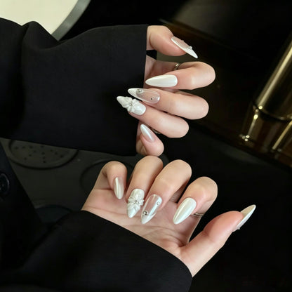 Pearl White Floral