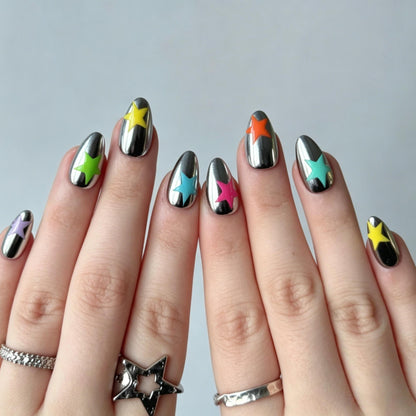 Silver Rainbow Star