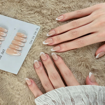 Lace French Manicure