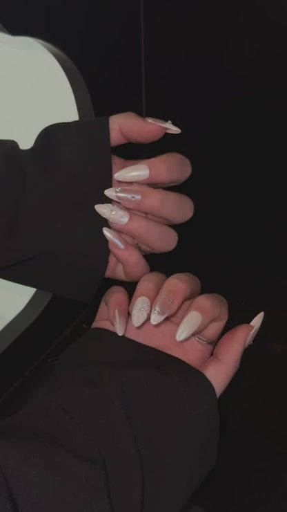 Pearl White Floral