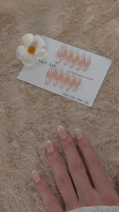 Lace French Manicure